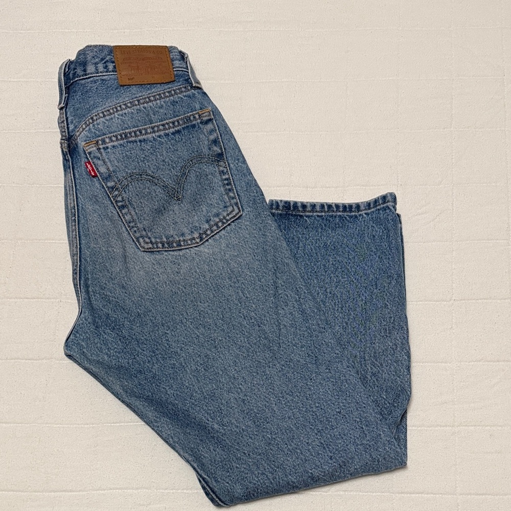 Levi's Straight Fit Denim Jeans - Light Blue